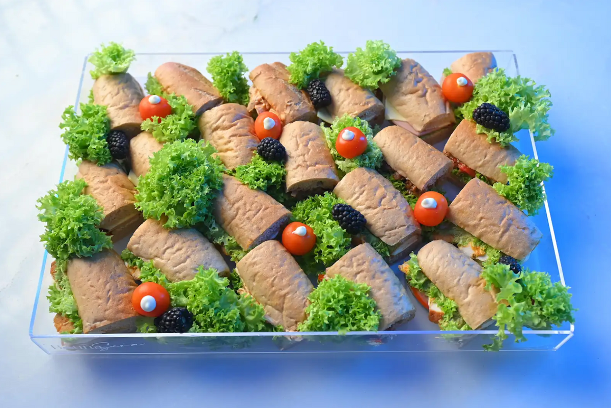 Mixed Chicken & Beef Baguette Sandwich Tray